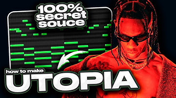 I MAKE BEAT FOR TRAVIS SCOTT NEW ALBUM — UTOPIA FE!N TUTORIAL