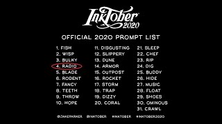 Let's Draw!! - Inktober 2020 Day 4 'Radio'