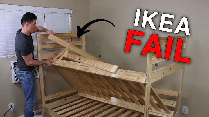 How to Disassemble a MYDAL Bunk Bed Frame | IKEA FAIL