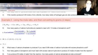 Stoichiometry Two Step Problems