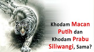 Apakah Sama Khodam Macan Putih dengan Khodam Prabu Siliwangi