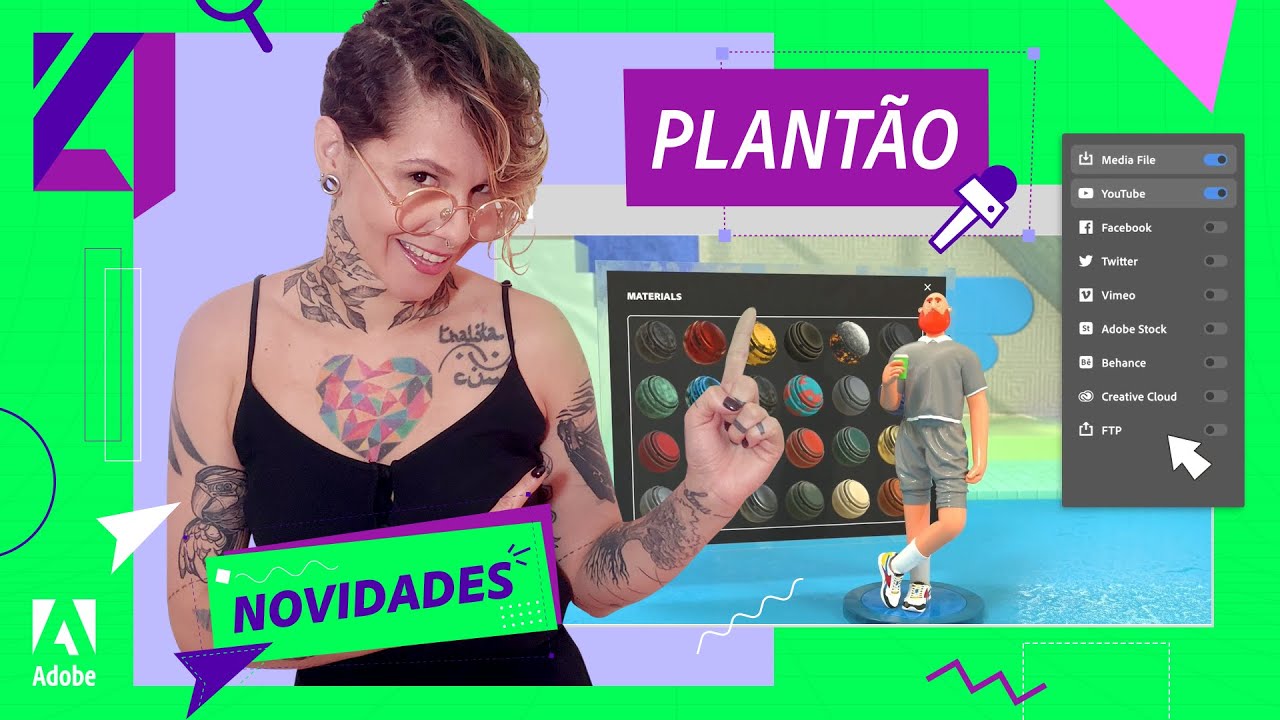 NOVIDADES E ATUALIZAÇÕES DE JULHO: CREATIVE CLOUD 3D, PREMIERE PRO E MAIS | ADOBE 4ALL