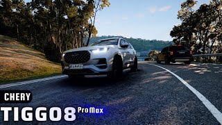 POV drive CHERY TIGGO8 PRO MAX IN WINDING ROADS WITHOUT TRAFFIC (BEAMNGDRIVE) screenshot 2