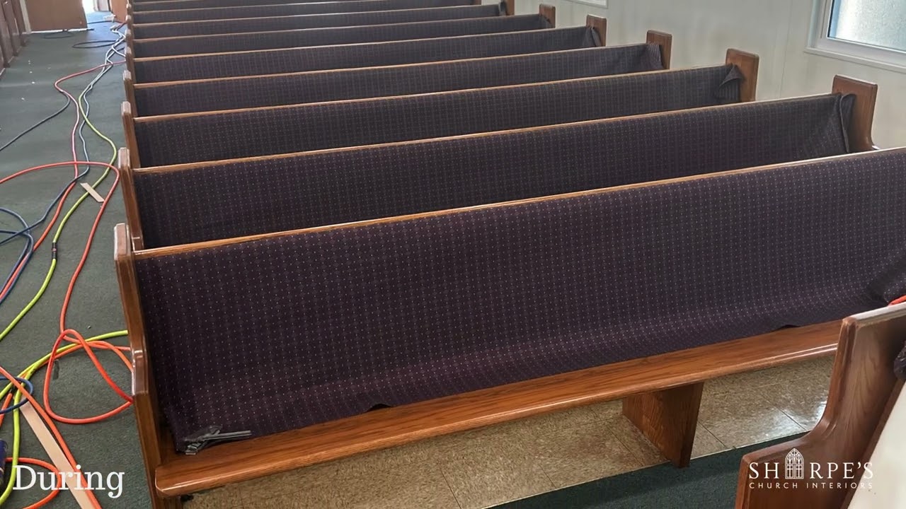 Incredible Church Pew Transformation in Suffolk, VA | Before & After Restoration