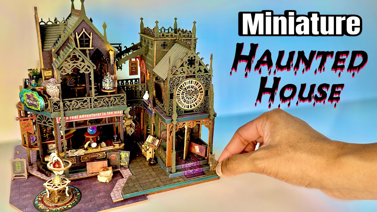 Строительство миниатюрного дома с привидениями