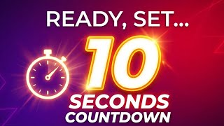 ⏳ 10 Second Countdown Timer | Ready, Set, Go!