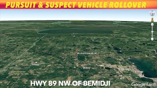 BREAKING NEWS: Pursuit & Suspect Vehicle Rollover Crash Near Bemidji
