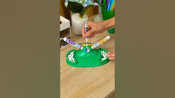 Creating dual colored markers with Crayola Marker Mixer 🖍️