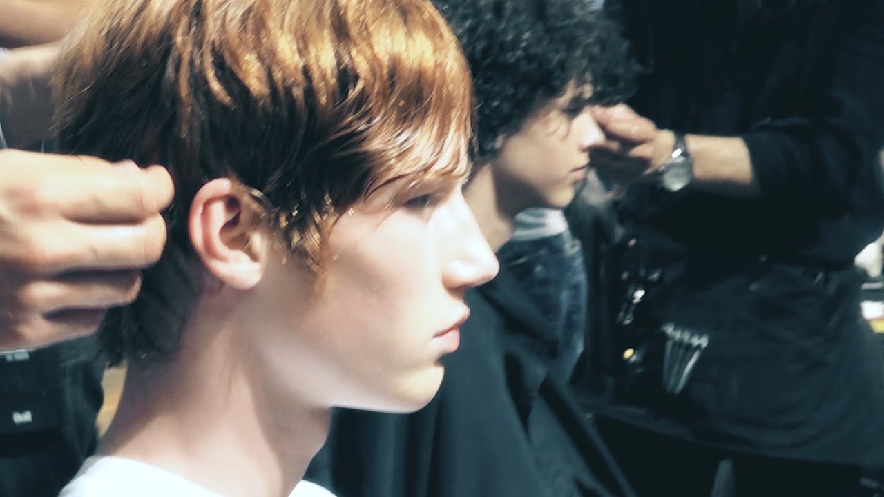 Neil Moodie, after-party hair styles at the SS2017 MSGM Fashion Show