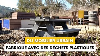 À Gardanne, du mobilier urbain fabriqué à partir de nos déchets plastiques