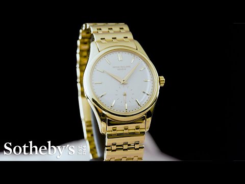 オマPatek Philippe Geneve 自動巻き Patek Philippe's first self winding wristwatch | Sotheby's - YouTube