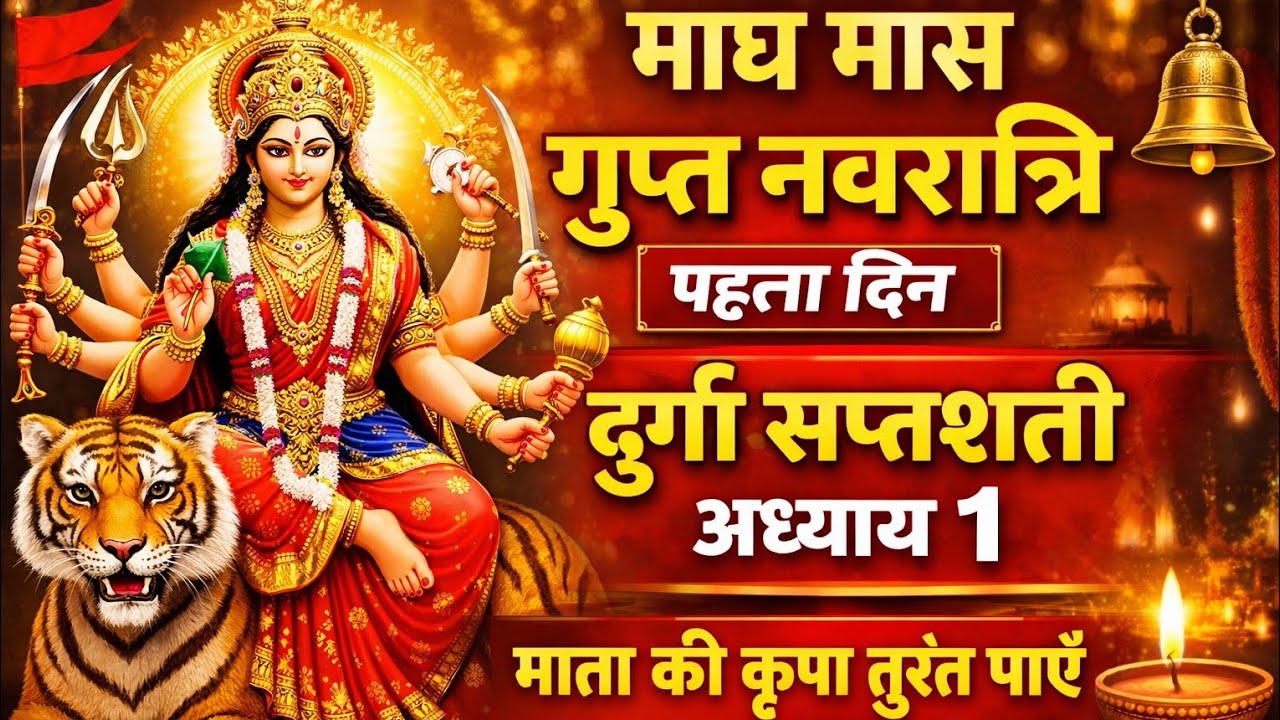 माघ मास गुप्त नवरात्रि पहला दिन | दुर्गा सप्तशती अध्याय 1 | माता की कृपा तुरंत पाएँ