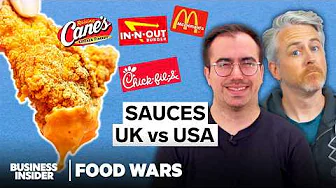 US vs UK Fast Food Sauces | Food Wars | Insider Food