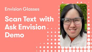 Envision Glasses Demo of Scan Text with Ask Envision: Brownie Recipe