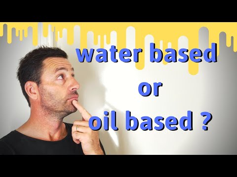 Video: Water-based interior paint