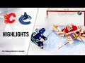 Flames @ Canucks 2/13/21 | NHL Highlights