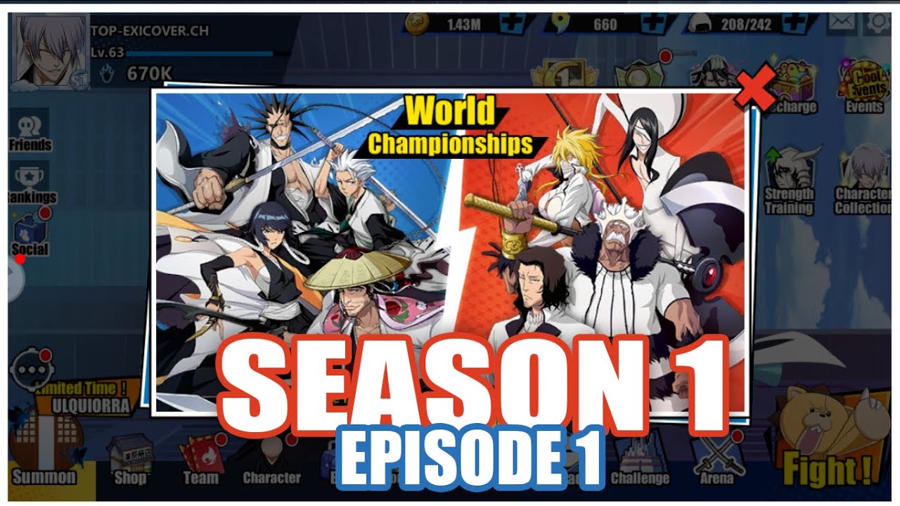 World Champs Season 1 EP.1 [Bleach Immortal Soul] YouTube