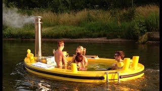 Лодка-джакузи Hot Tug | Гидромассажная лодка-ванна | Новинки Наука и техника