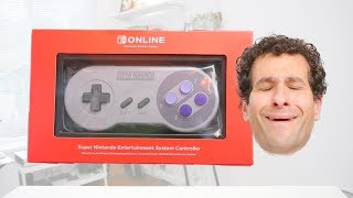 The Super Nintendo Switch controller is so good I CRIED (unboxing review!)
