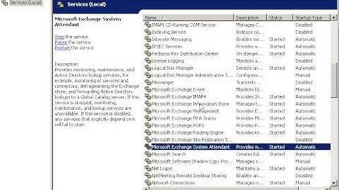 Exchange Server 2003 installation on windows server 2003  (Restart these Services) part 5