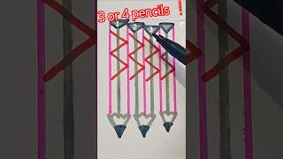 Count the number of pencils #count #drawing #easy #art #colors #posca