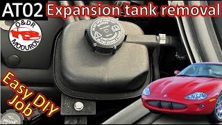 Jaguar XK8 Auto Refurb: Removing the Coolant Expansion Tank (Gearbox Removal Prep). AT02 XKR X100