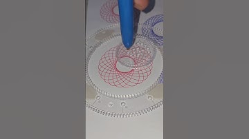 How many spirals did I draw #spirograph #art #drawingchallenge #satisfying #spirography