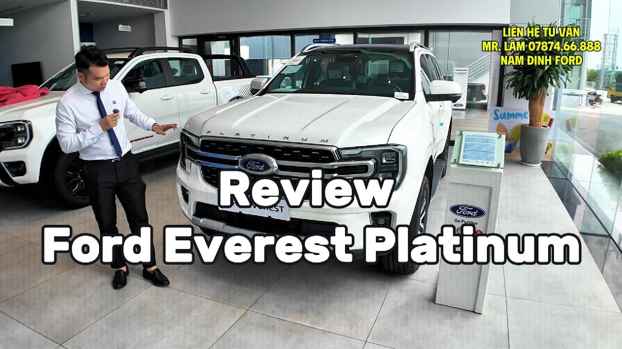 ✅Review chi tiết Ford Everest Platinum 2025 | Báo giá lăn bánh khuyến mãi mới nhất | Nam Định Ford