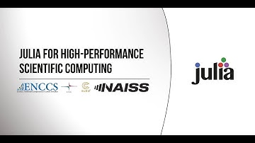 Julia for High performance scientific computing – Day 3