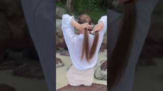 Simple Hairstyle Tutorial! Perfect for summer🌸 #hairstyle