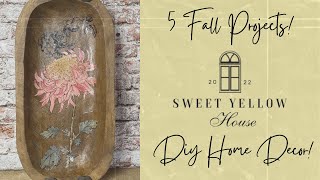Starting My Fall Projects #homedecor #diycrafts #falldecor