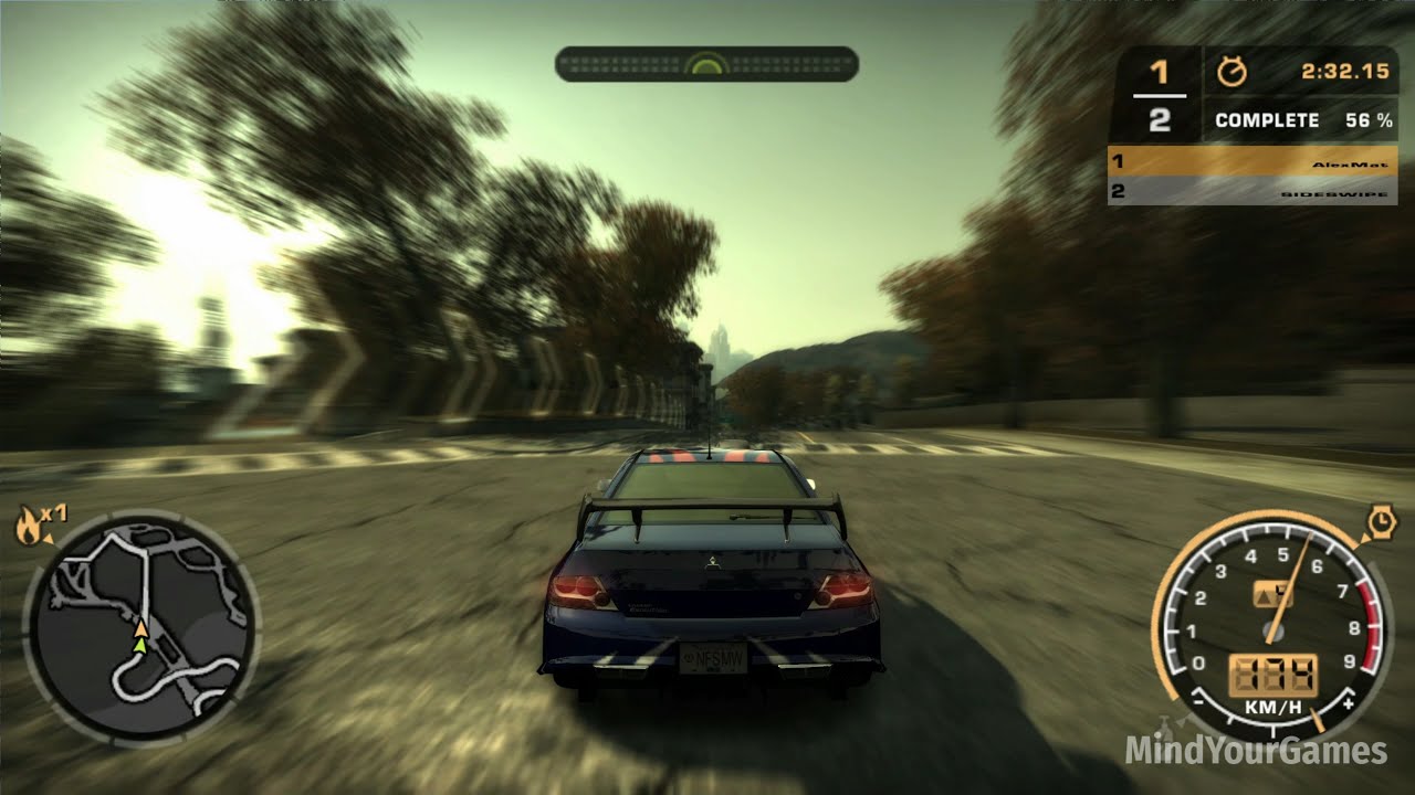 Need For Speed Most Wanted (2005) Earl Mitubishi Lancer Evolution Gameplay (4K UHD 60FPS)