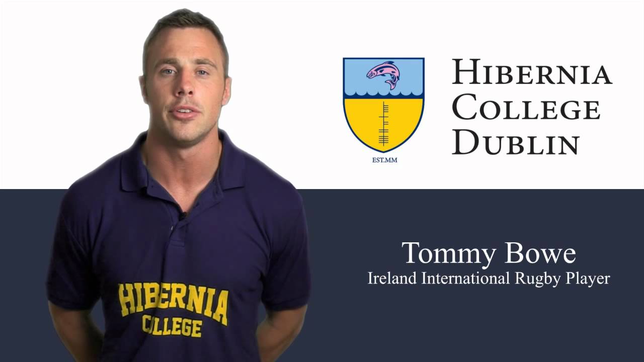 Tommy Bowe and Hibernia College YouTube