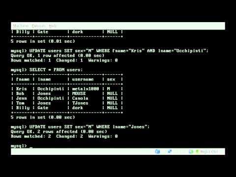 MySQL - Add and Delete Columns - BASH - Linux