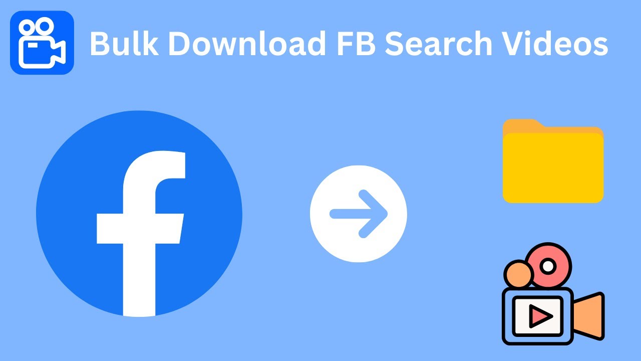 How to bulk download Facebook search videos in 2025?