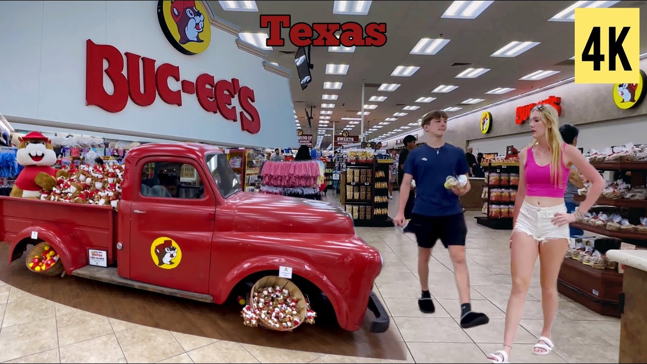 Walking Tour of Buc-ee's: America Largest Convenience Store 4K 60fps