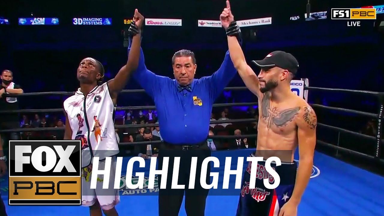 Elon de Jesus vs Rajon Chance ended in a controversial majority-draw | HIGHLIGHTS | PBC ON FOX
