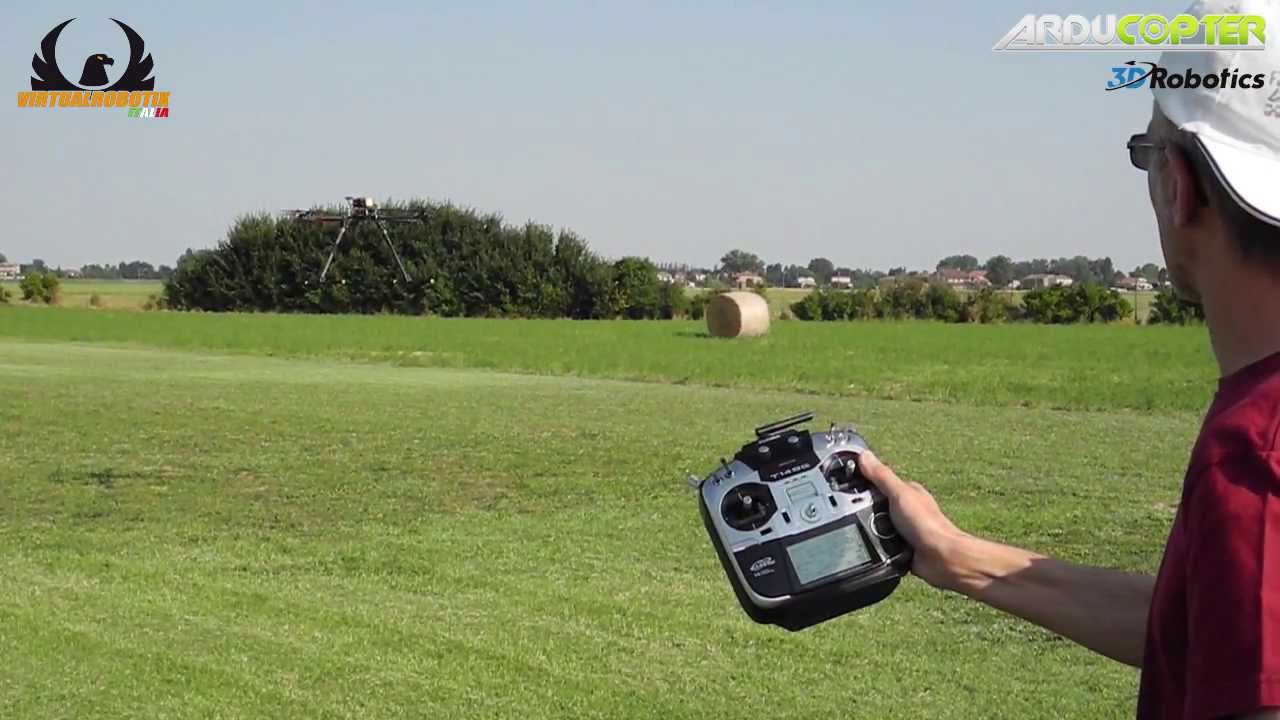 ArduCopter V3.0.3 (VR Brain) - "Marcopter HV1 Heavy Hexa" demo