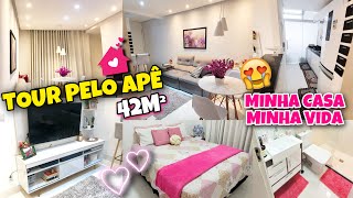 TOUR PELO MEU APÊ 42M² - MINHA CASA MINHA VIDA - MRV ???| TOUR ATUALIZADO APÓS A REFORMA ??