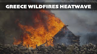 GREECE WILDFIRES HEATWAVE: Greece faces worst heatwave since 1987