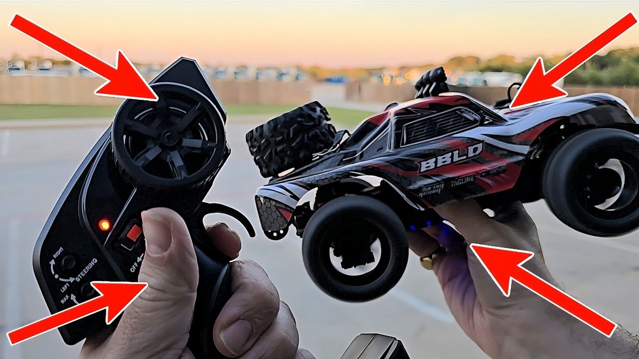 Watch this! RC Cars 1:18 Scale 4WD RC Truck for Kids Adults, 25