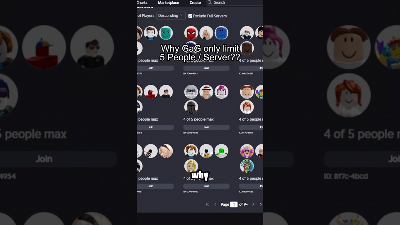 Вот почему на сервере GaG ограничение — всего 5 игроков 