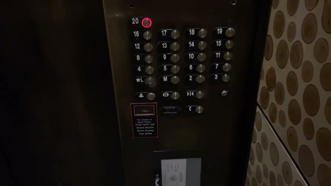 Otis Series 4 Gen2 MRL Traction Elevators/Lifts @ Kimpton Hotel Palomar Downtown San Diego CA