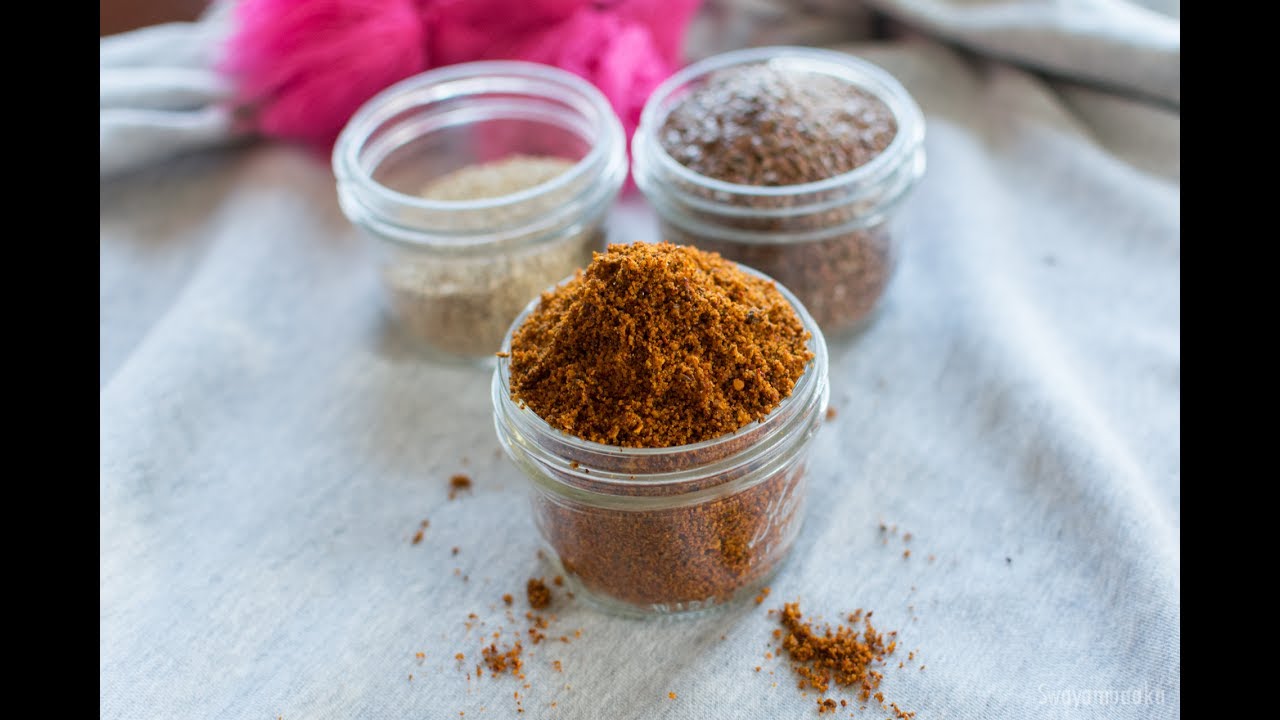 Flaxseed Chutney Powder Agase beeja Ellina Chutney Pudi Kannada Karnataka Recipes YouTube