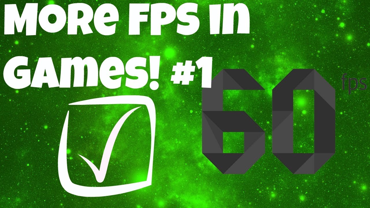 How To Boost Your FPS On PC Games 2016 YouTube