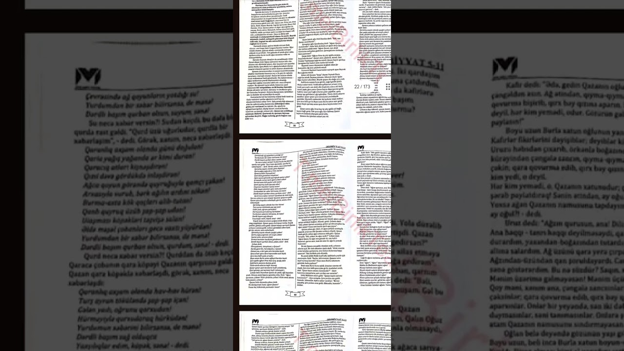 Kitabi - Dədə Qorqud eposu haqqında ümumi məlumat və   Salur Qazanın evinin yağmalanması boyu