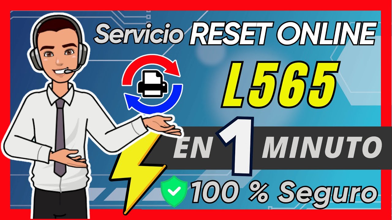 ✅ Error almohadillas EPSON L565? 🔒 Servicio ONLINE Seguro y Rápido 🚀
