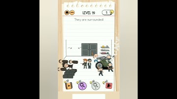 brain test 2 Smith and Joe part 2 level 19 they are surrounded.