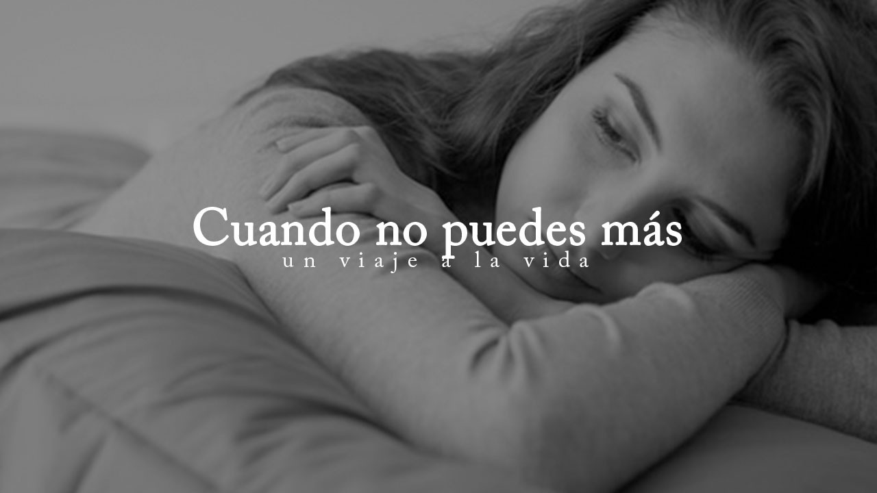 Si hoy no puedes más, escucha esto...