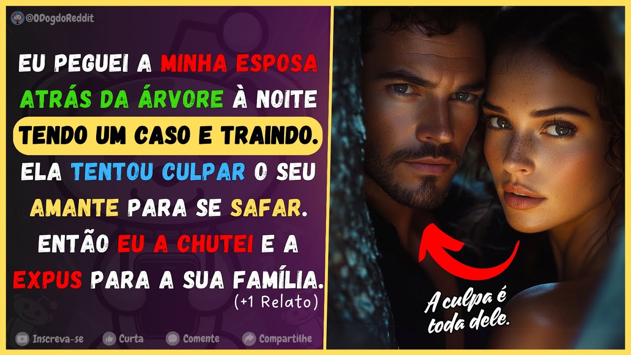 Eu peguei minha esposa traindo. Ela tentou culpar o amante para se safar. Então a chutei e a expus!